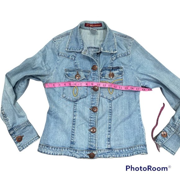 Vintage Z Cavaricci Denim Jacket Size M - Picture 2 of 6